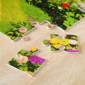 Een serene ontsnapping uit het dorp legpuzzel (Zijkant)