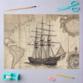 Een serie ontwerpen voor zeekaarten Design 5 Tissuepapier (Craft)
