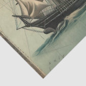 Een serie ontwerpen voor zeekaarten Design 7 Tissuepapier (Detail)