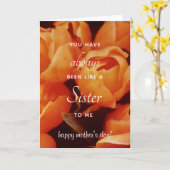 Een serie Oranje Tulpen, Amsterdam straatmarkt Kaart (Gele Bloem)