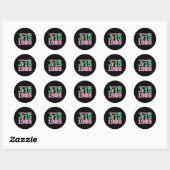 Een serieuze zaak J15 Founder's Day aka Handteken Ronde Sticker (Vel)