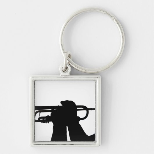 Een servicelid speelt een melodie sleutelhanger (Voorkant)