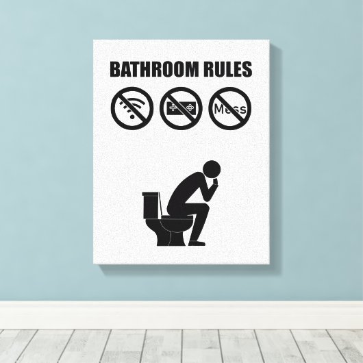 Een set basisregels canvas afdruk (Insitu (Houten vloer))