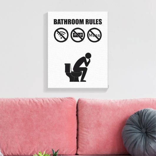 Een set basisregels canvas afdruk (Insitu (Woonkamer))