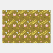 Een set patronen met eenhoorns inpakpapier vel (Voorkant 2)