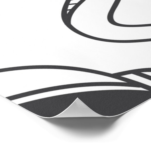 Een set schattige graffiti-doedels poster (Hoek)