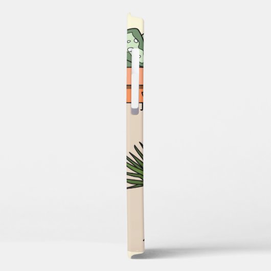 Een set schattige planten in potten. Kleurrijke bo Case-Mate iPhone Case (Achterkant / Links)