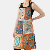 Een set siervoorwerpen, keramische tegels. Abstrac Schort (Insitu)