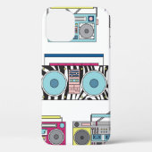 Een set van verschillende  cassettespelers. Retro  Case-Mate iPhone Case (Achterkant)