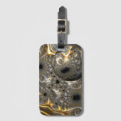 Een sferisch ballet in zilver en goud Bagagelabel (Voorkant (verticaal))