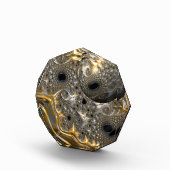 Een sferisch ballet in zilver en goud fotoblokken (Rechts)