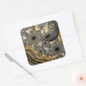 Een sferisch ballet in zilver en gouden Sticker (Envelop)