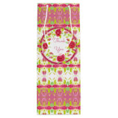 Een Shabby Chic-kleur Wijn Cadeautas (Achterkant)