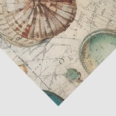 Een Shabby Chic Nautical Serie Design 6 Tissuepapier (Detail)