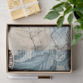 Een Shabby Chic Nautical Serie Ontwerp 12 Tissuepapier (Geschenk)