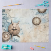 Een Shabby Chic Nautical Serie Ontwerp 12 Tissuepapier (Craft)