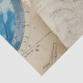 Een Shabby Chic Nautical Serie Ontwerp 2 Tissuepapier (Detail)