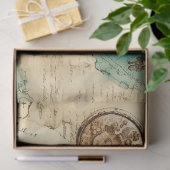 Een Shabby Chic Nautical Serie Ontwerp 4 Tissuepapier (Geschenk)