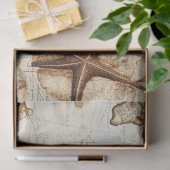 Een Shabby Chic Nautical Serie Ontwerp 8 Tissuepapier (Geschenk)