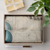 Een Shabby Chic Nautical Serie Ontwerp 9 Tissuepapier (Geschenk)