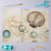 Een Shabby Chic Nautical Serie Ontwerp 9 Tissuepapier (Craft)