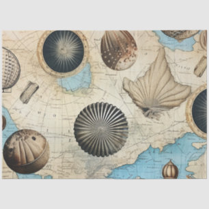 Een Shabby Chic Nautical Series Design 10 Tissuepapier