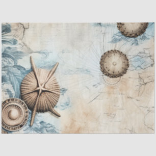 Een Shabby Chic Nautical Series Design 12 Tissuepapier