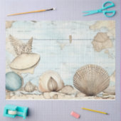 Een Shabby Chic Nautical Series Design 1 Tissuepapier (Craft)