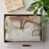 Een Shabby Chic Nautical Series Design 8 Tissuepapier (Geschenk)