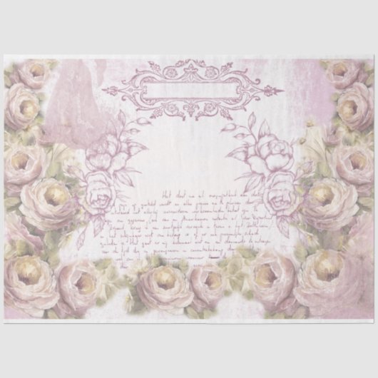 Een Shabby Chic Serie Design 36 Tissuepapier (Voorkant)