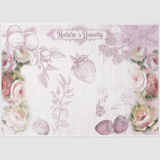 Een Shabby Chic Serie Design 37 Tissuepapier (Voorkant)