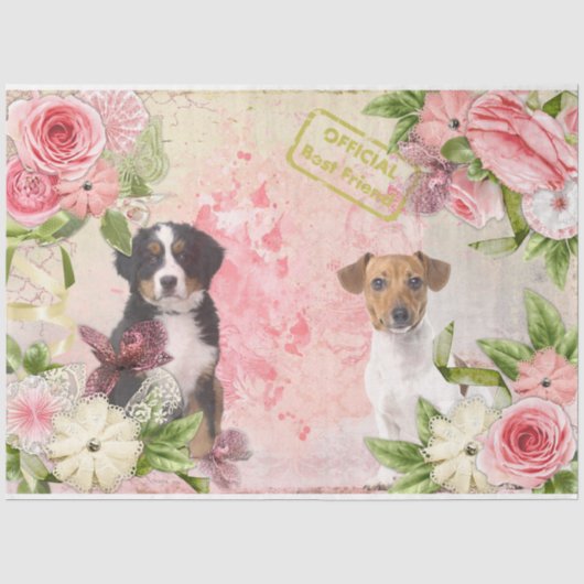 Een Shabby Chic Serie Ontwerp 15 Tissuepapier (Voorkant)