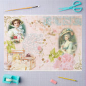 Een Shabby Chic-serie ontwerp 19 Tissuepapier (Craft)
