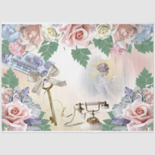 Een Shabby Chic-serie ontwerp 21 Tissuepapier