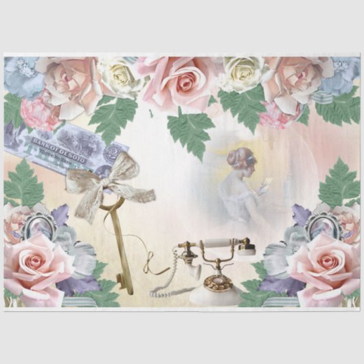 Een Shabby Chic-serie ontwerp 21 Tissuepapier (Voorkant)