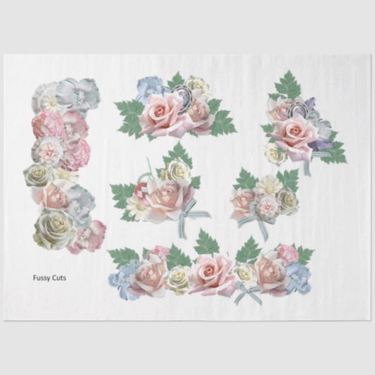 Een Shabby Chic-serie ontwerp 25 Tissuepapier (Voorkant)