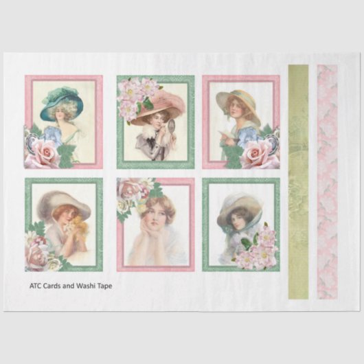 Een Shabby Chic-serie ontwerp 26 Tissuepapier (Voorkant)