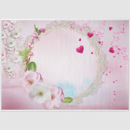 Een Shabby Chic-serie ontwerp 28 Tissuepapier (Voorkant)