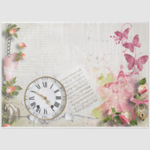 Een Shabby Chic-serie ontwerp 30 Tissuepapier