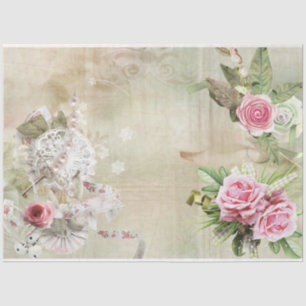 Een Shabby Chic-serie ontwerp 34 Tissuepapier