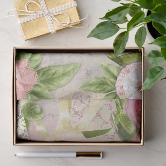Een Shabby Chic Series Design 15 Tissuepapier (Geschenk)