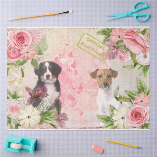 Een Shabby Chic Series Design 15 Tissuepapier (Craft)