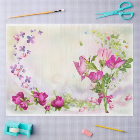 Een Shabby Chic Series Design 27 Tissuepapier (Craft)