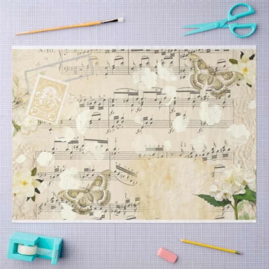 Een Shabby Chic Series Design 2 Tissuepapier (Craft)