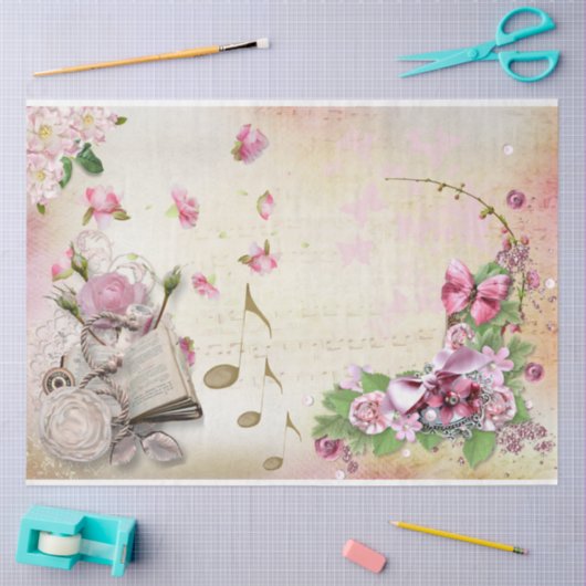 Een Shabby Chic Series Design 33 Tissuepapier (Craft)