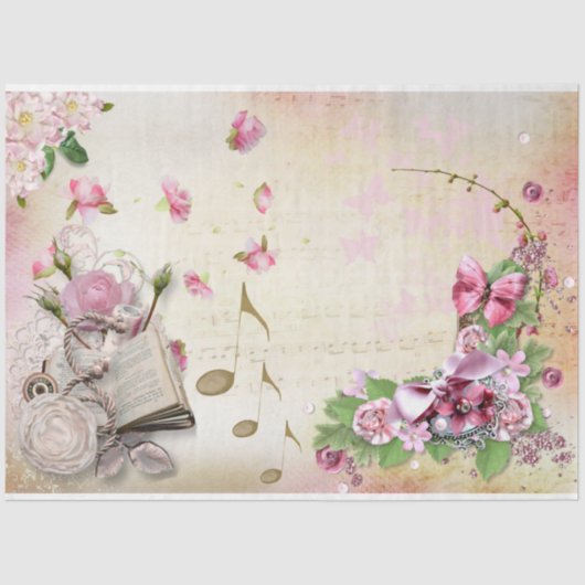 Een Shabby Chic Series Design 33 Tissuepapier (Voorkant)