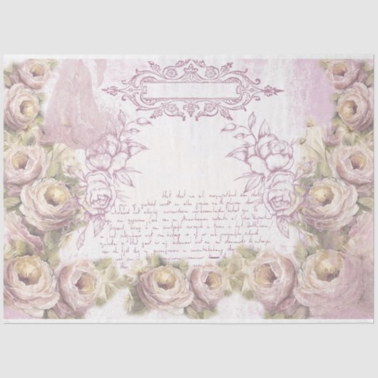 Een Shabby Chic Series Design 36 Tissuepapier (Voorkant)