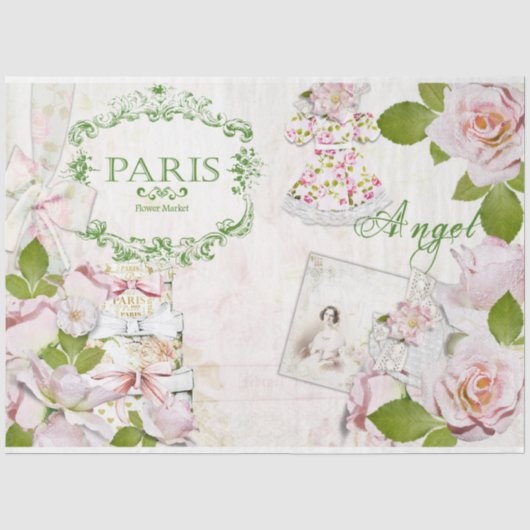 Een Shabby Chic Series Design 44 Tissuepapier (Voorkant)