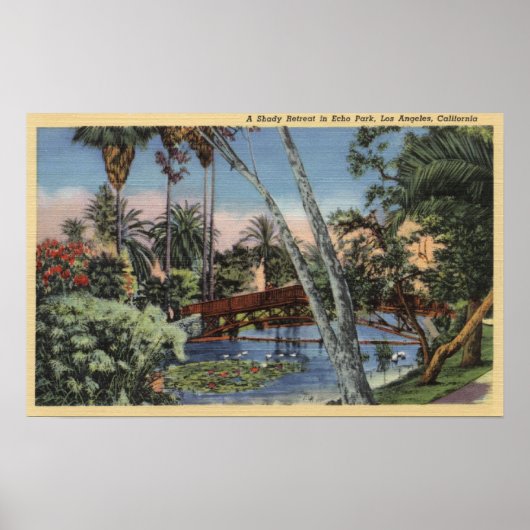 Een Shady Retreat in Echo Park Poster (Voorkant)