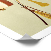 Een shamisen, een kokyu en een biwa, Japans, uit ' Poster (Hoek)